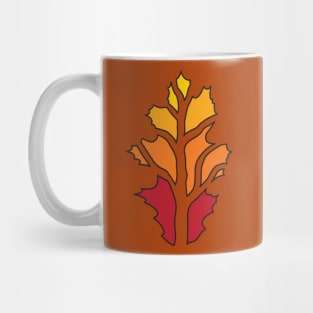 Broken Autumn Leaf Mug